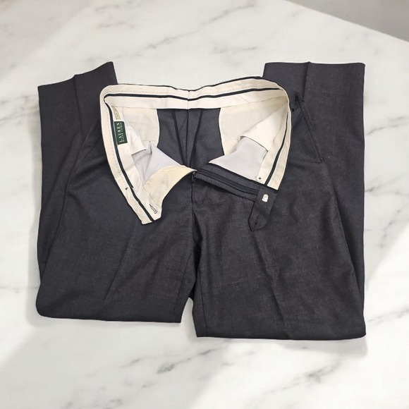 Lauren Ralph Lauren‎ Total Comfort Dress Pants Classic Fit Gray Business 36x32 - Picture 5 of 13